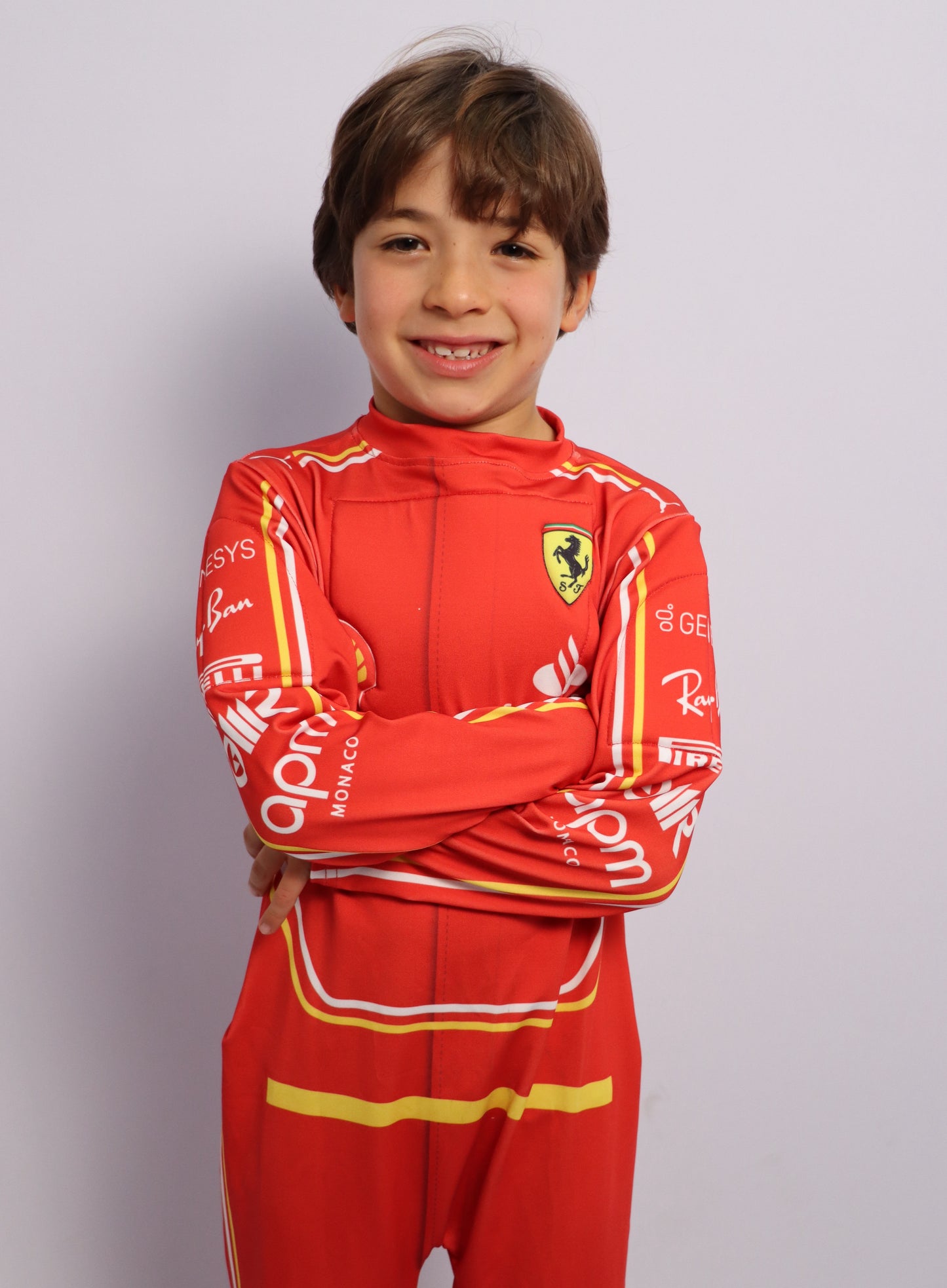 Disfraz de Piloto Fórmula 1 – Ferrari