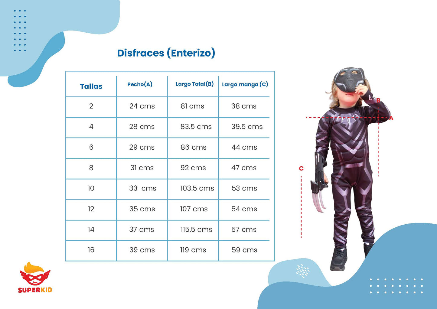 Disfraz Skye - Enterizo