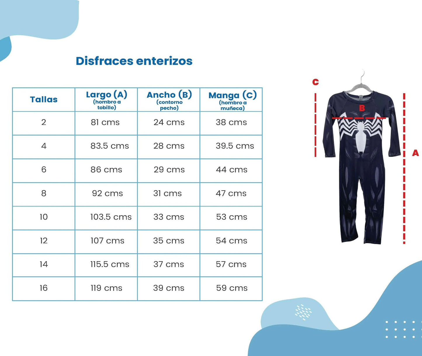 Disfraz Ninja Go Azul