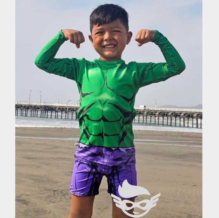 Conjunto dos piezas Hulk