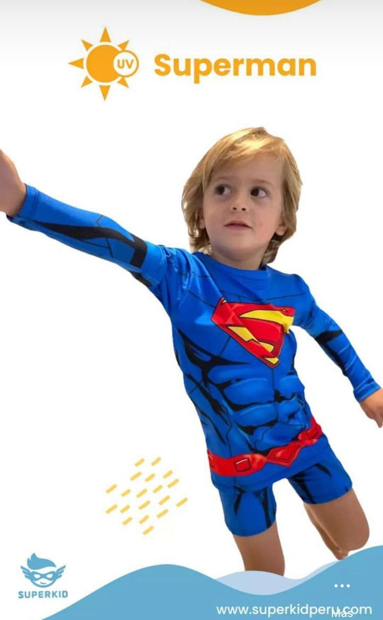 Conjunto dos piezas Superman