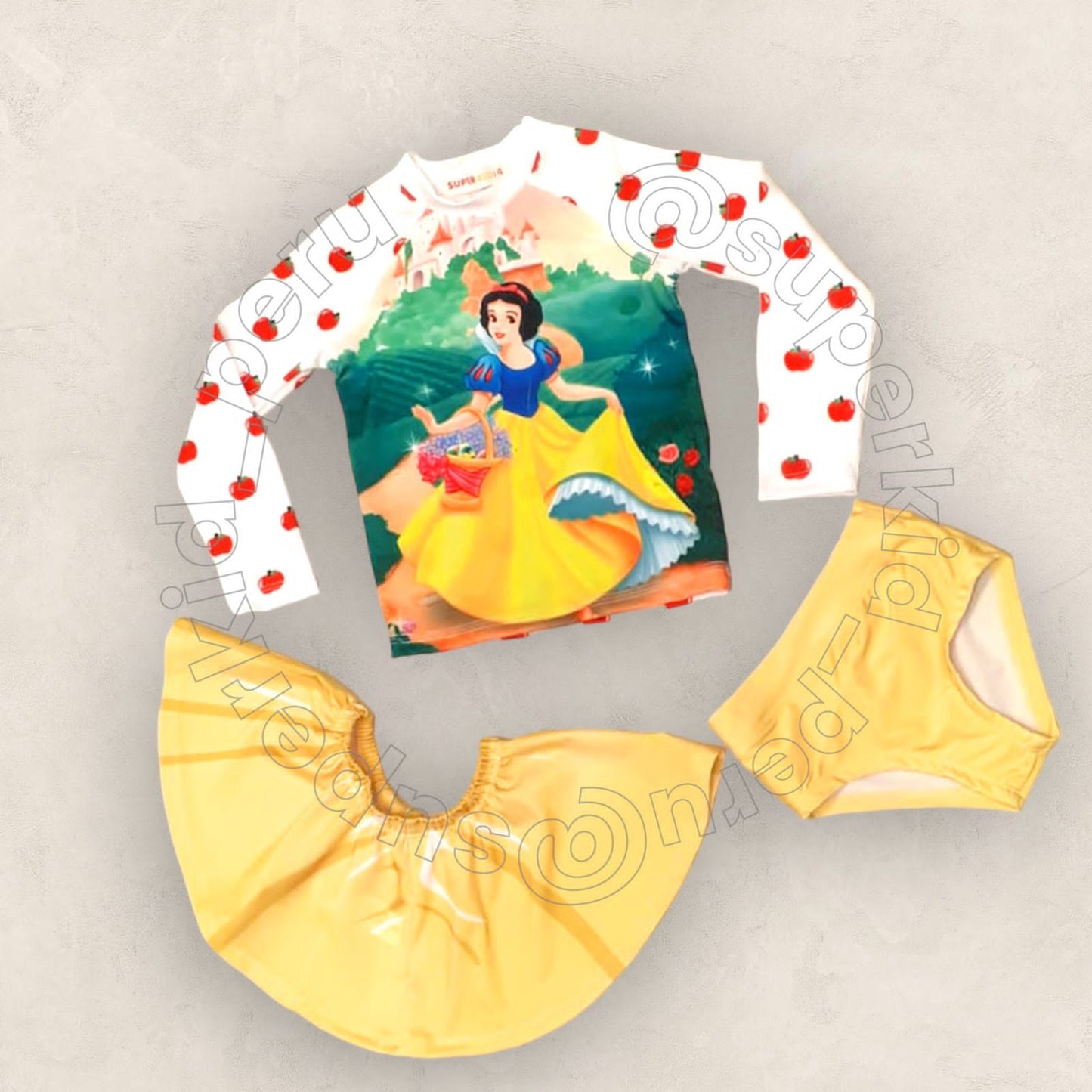 Ropa de baño Blanca nieves