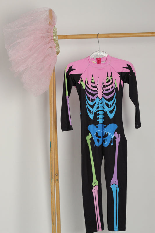 Disfraz Calavera rosa zombie