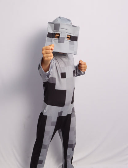 Disfraz Eskeletto - Minecraft