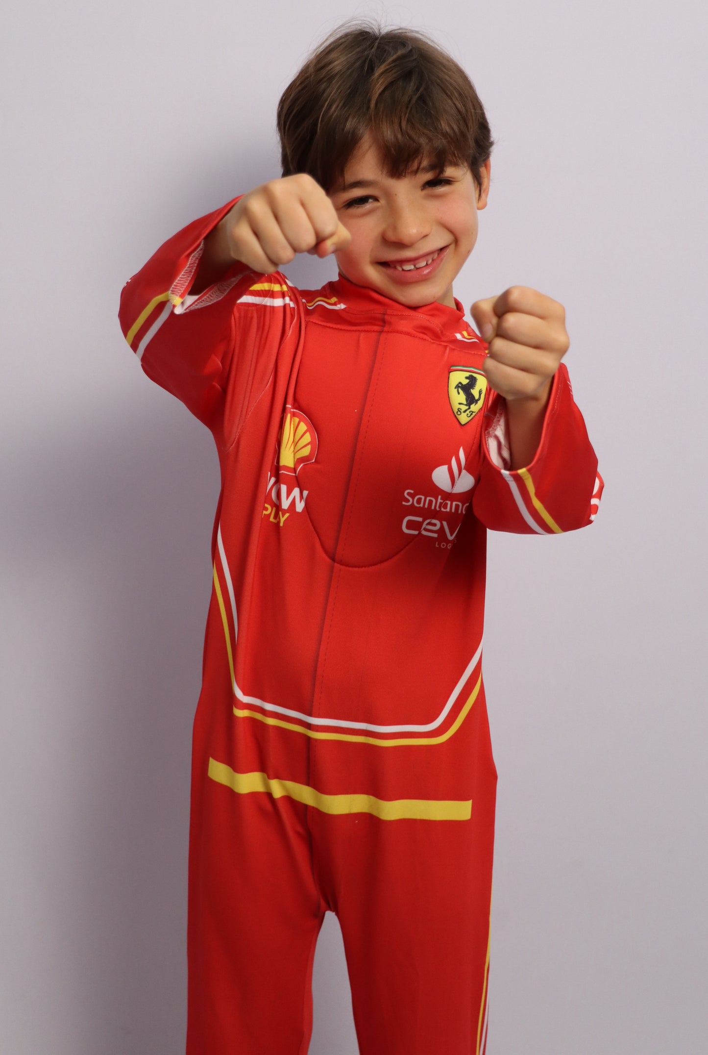Disfraz de Piloto Fórmula 1 – Ferrari