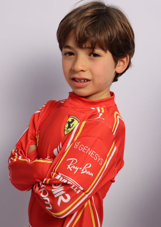 Disfraz de Piloto Fórmula 1 – Ferrari
