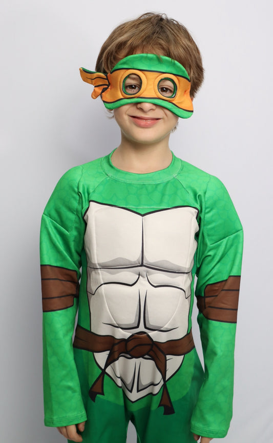 Disfraz Tortuga Ninja- Michelangelo (naranja)