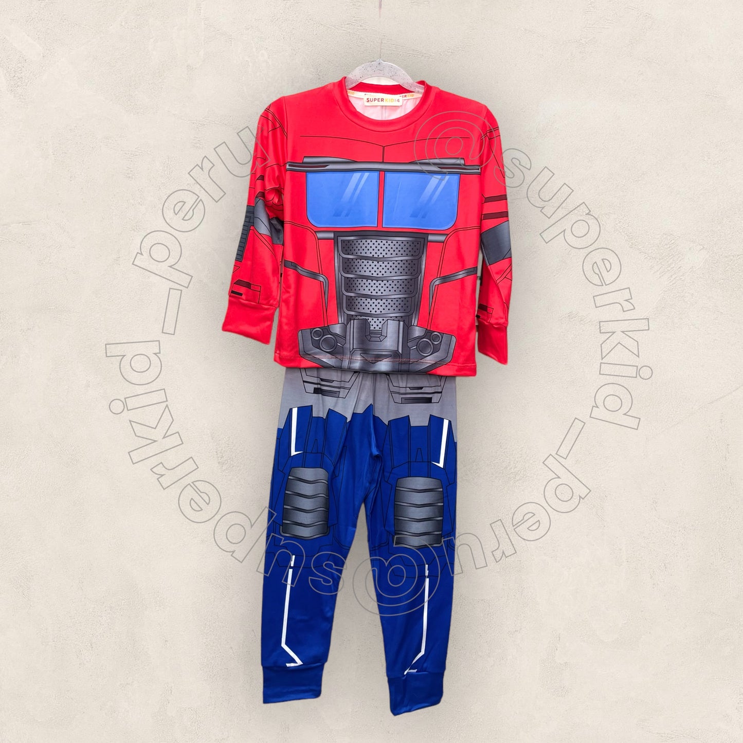 Pijama Traje Transformers - Optimus Prime
