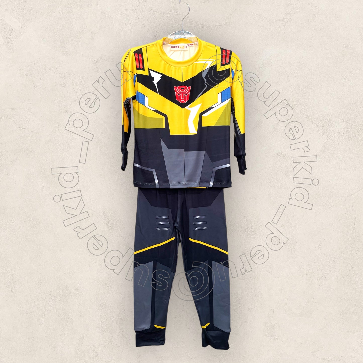 Pijama Traje Transformers - Bumblebee