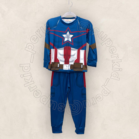 Pijama traje Capitán América