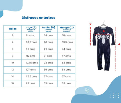 Disfraz Ninja Go Azul