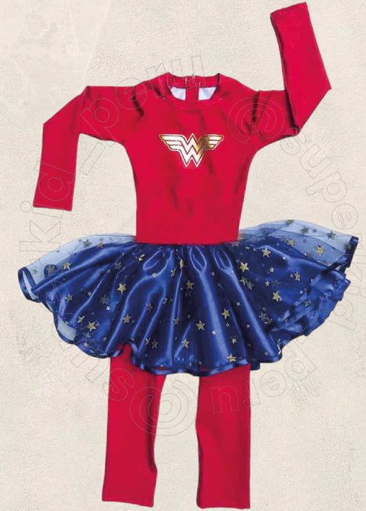 Disfraz Mujer Maravilla - Enterizo