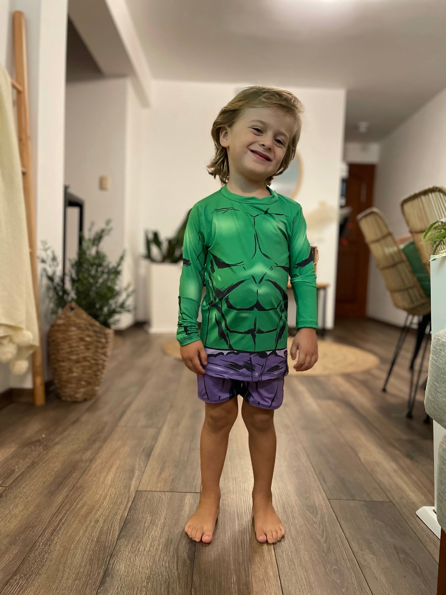 Conjunto dos piezas Hulk