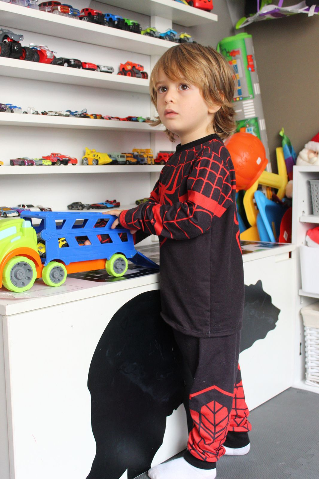 Pijama Traje Spiderman Miles Morales
