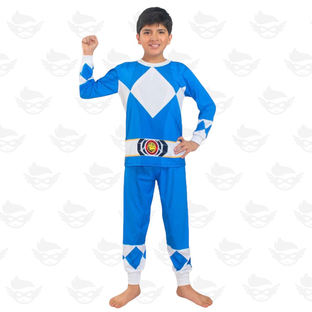 Pijama Traje Power Ranger Azul