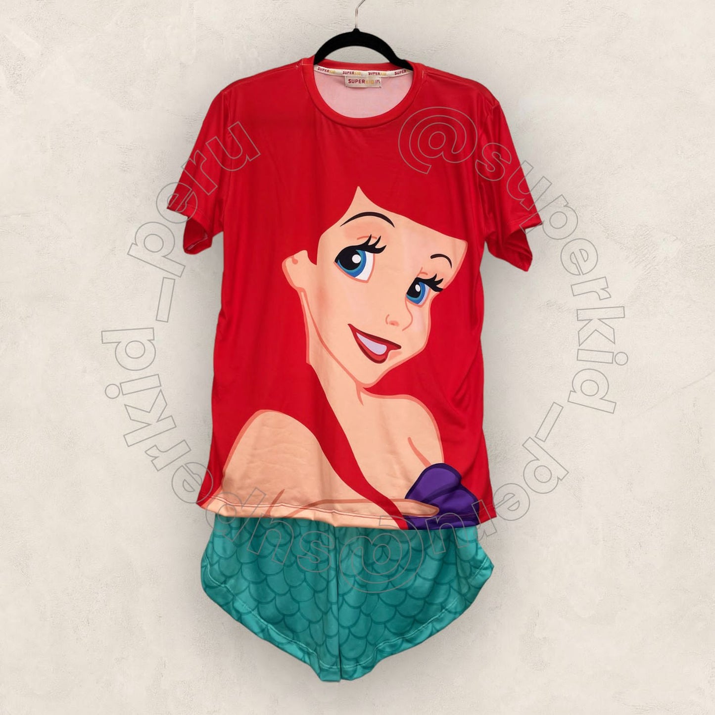 Pijama traje La Sirenita (Ariel)