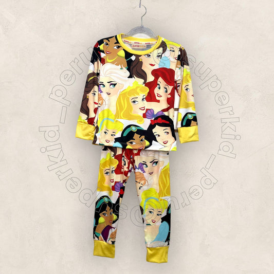 Pijama Familiar Princesas Disney