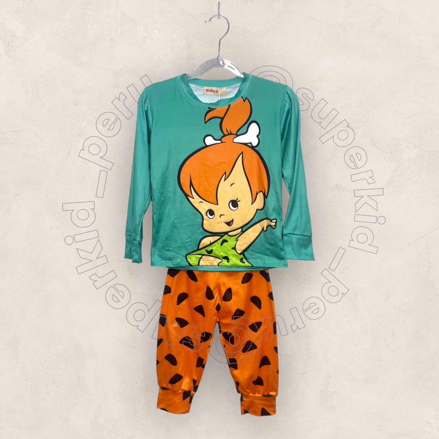 Pijama Traje Pebbles - Los Picapiedras