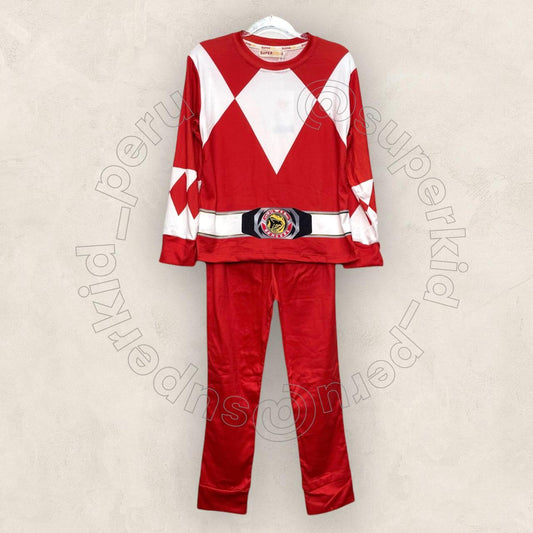Pijama Traje Power Ranger Rojo